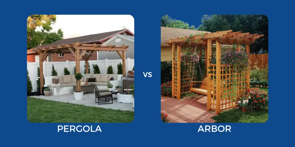 Pergola vs arbor pergola builders