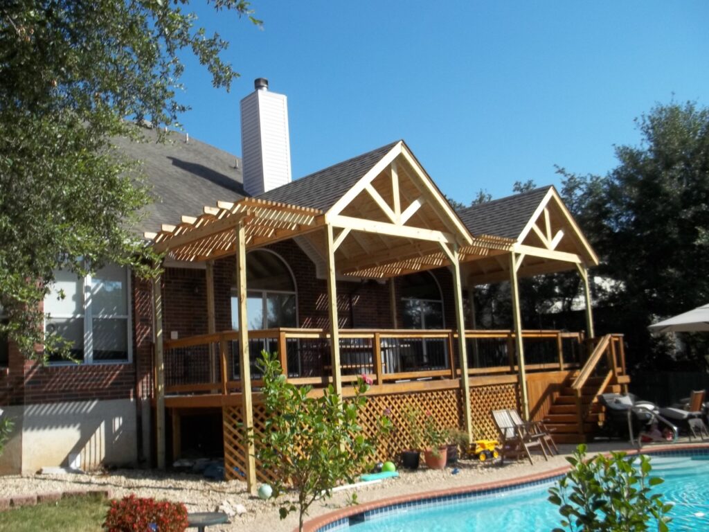 build shade near pool patio covers builders