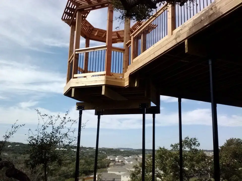 double deck builder gazebo installer contractor